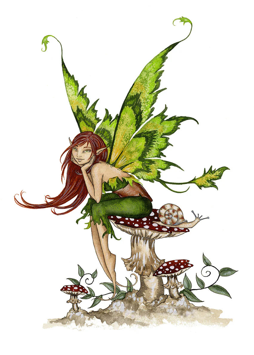 Amy Brown, Thinking of You Fairy Mini Print, 5x7