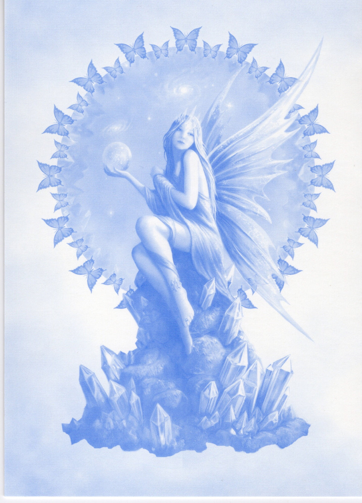 Stargazer Greeting Card – Anne Stokes Gothic Fairy Art