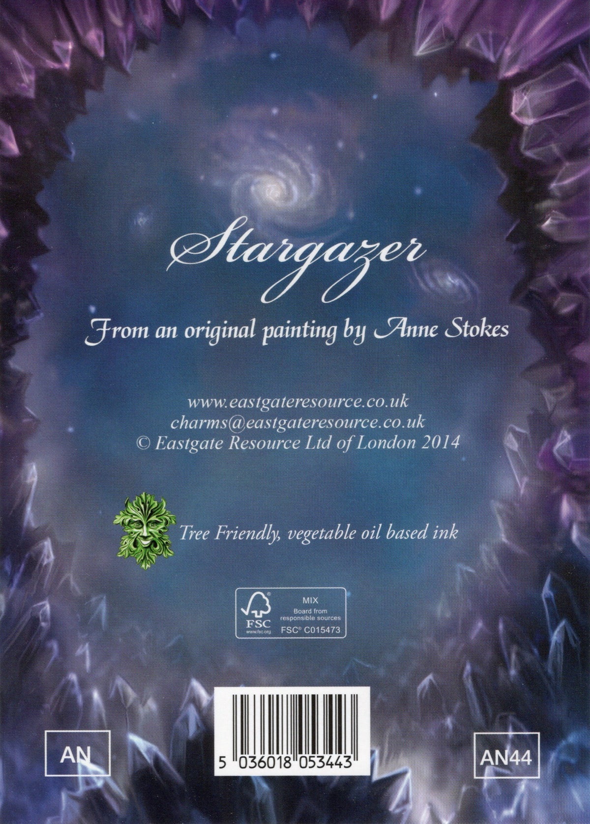 Stargazer Greeting Card – Anne Stokes Gothic Fairy Art