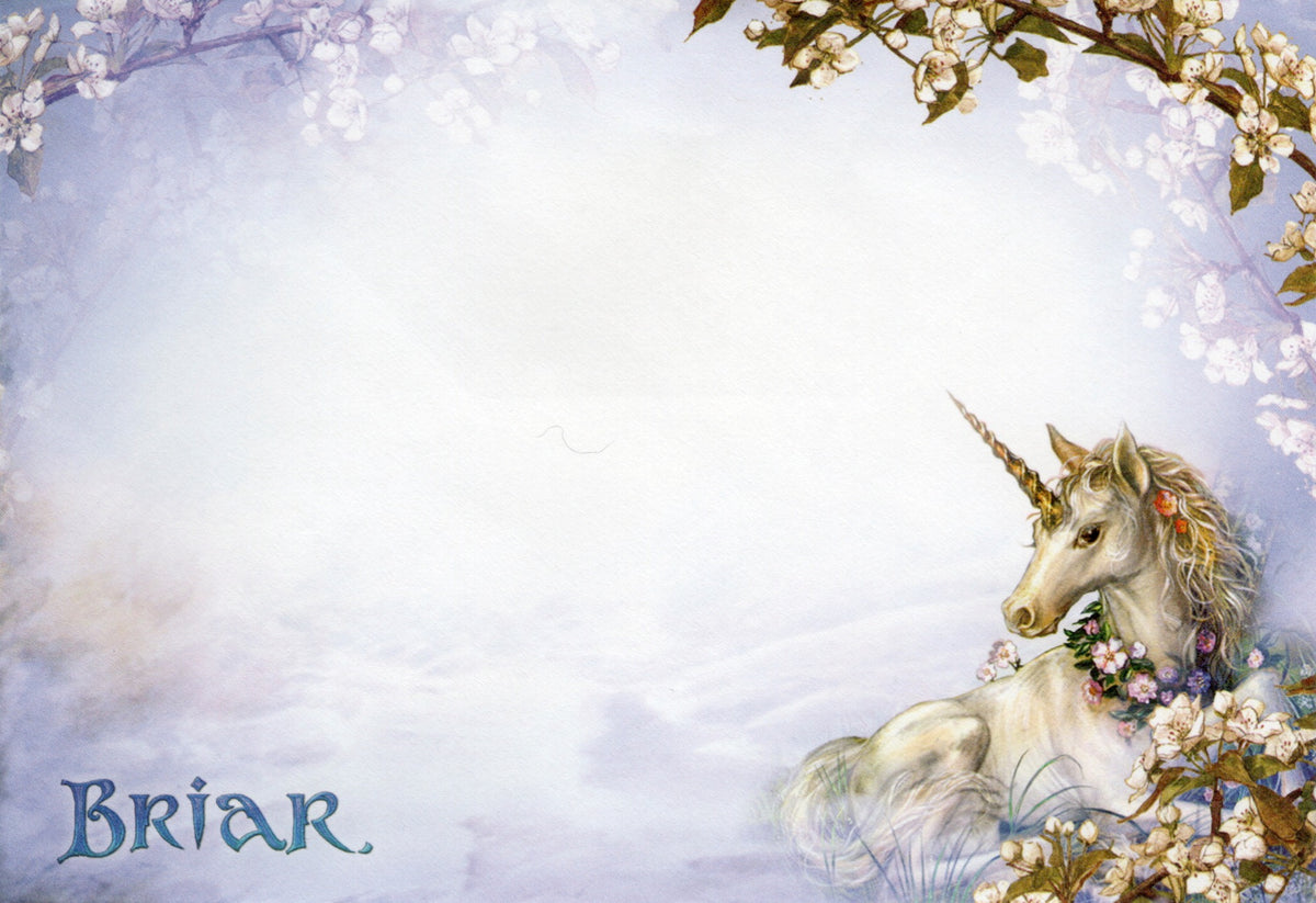 Yule Faery Christmas Card – Briar Winter Fairy Art
