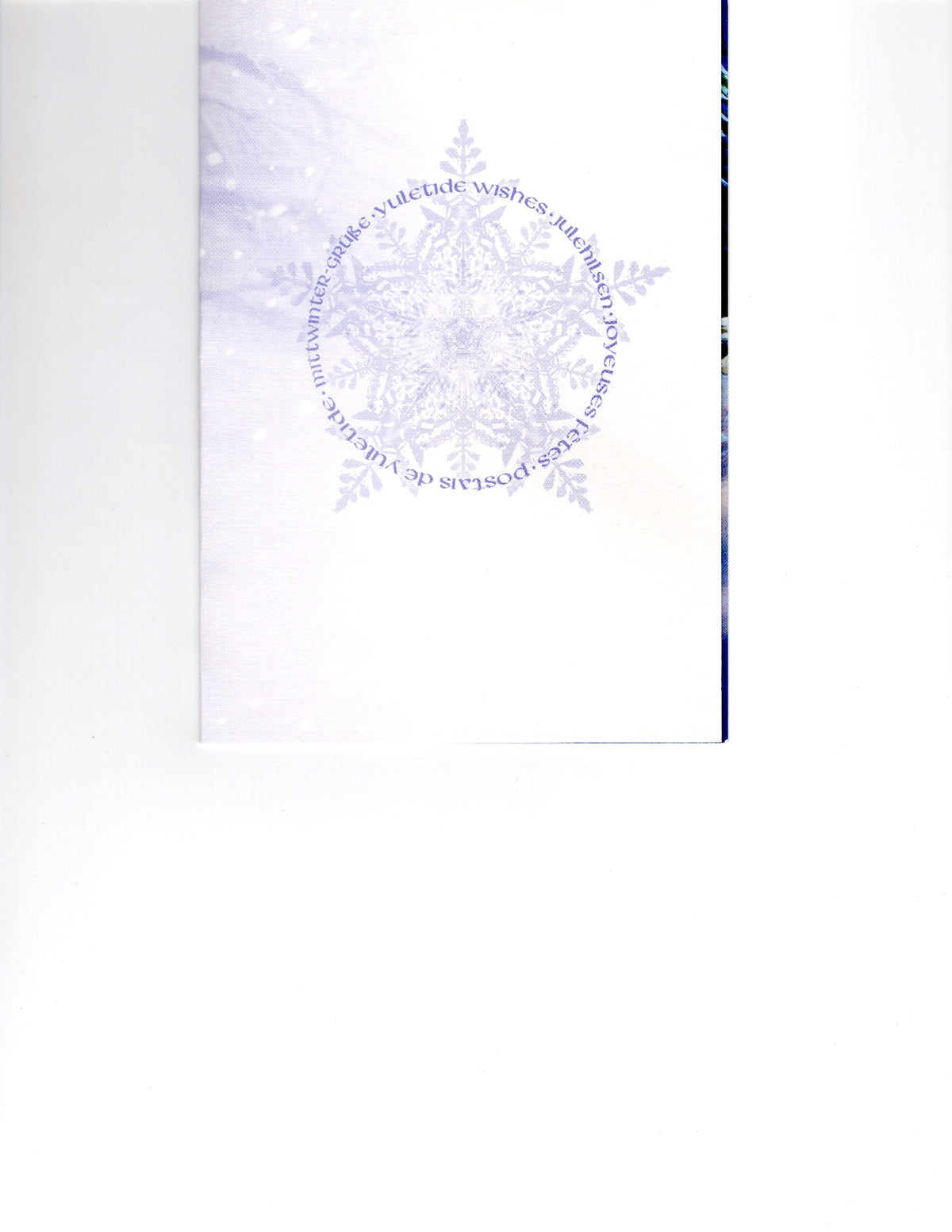 Yule Faery Christmas Card – Briar Winter Fairy Art