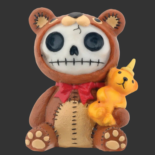 Furrybones Honeybear, Creepy Cute Bear Skeleton Figurine