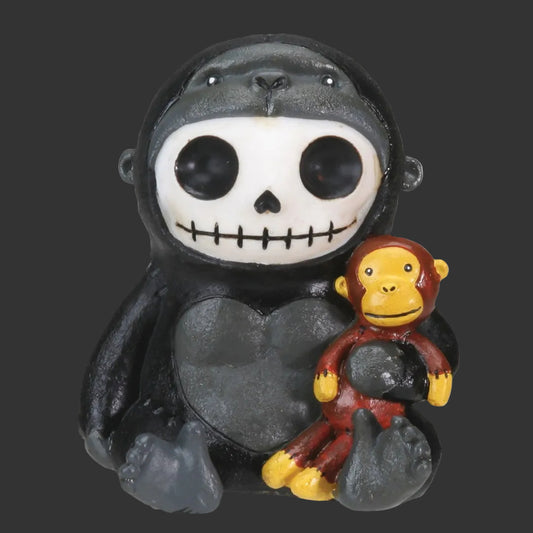 Furrybones Kongo Gorilla Skeleton Figurine – Creepy Cute Gothic Collectible