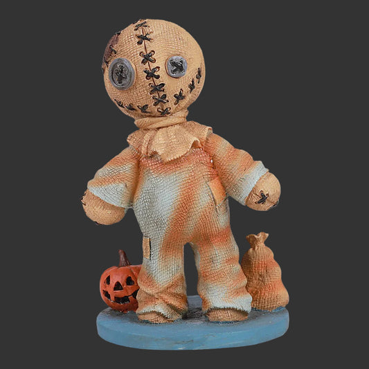 Sam Trick ‘r Treat Pinhead Monster Figurine – Creepy Cute Halloween Horror Collectible