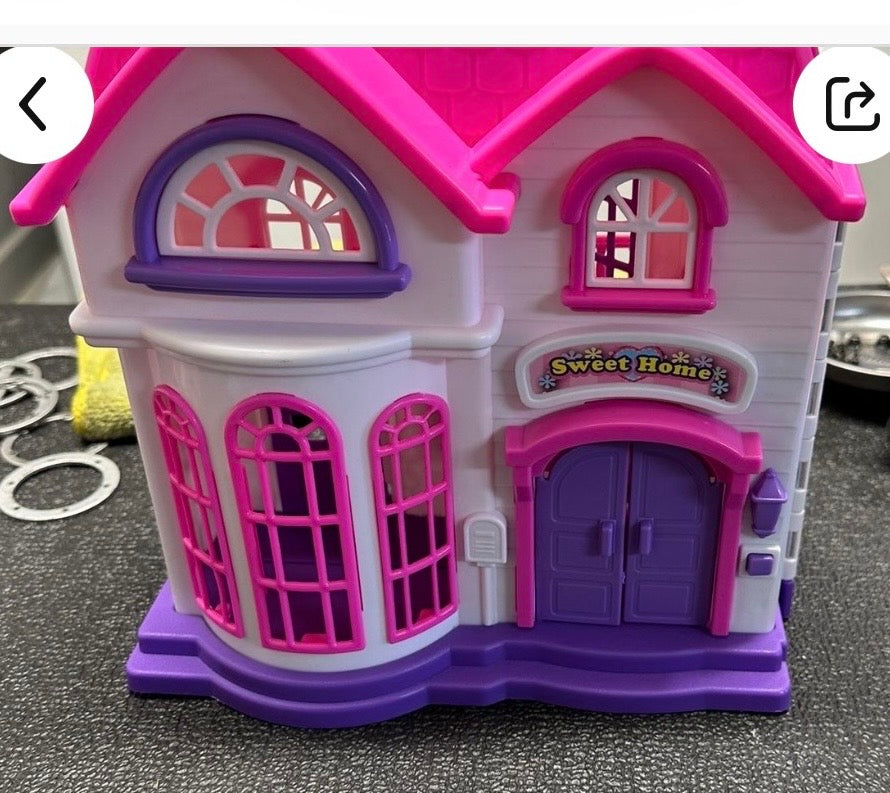 Handcrafted Haunted House Halloween Miniature