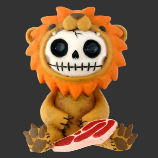 Furrybones Raion Lion Skeleton Figurine – Creepy Cute Gothic Collectible