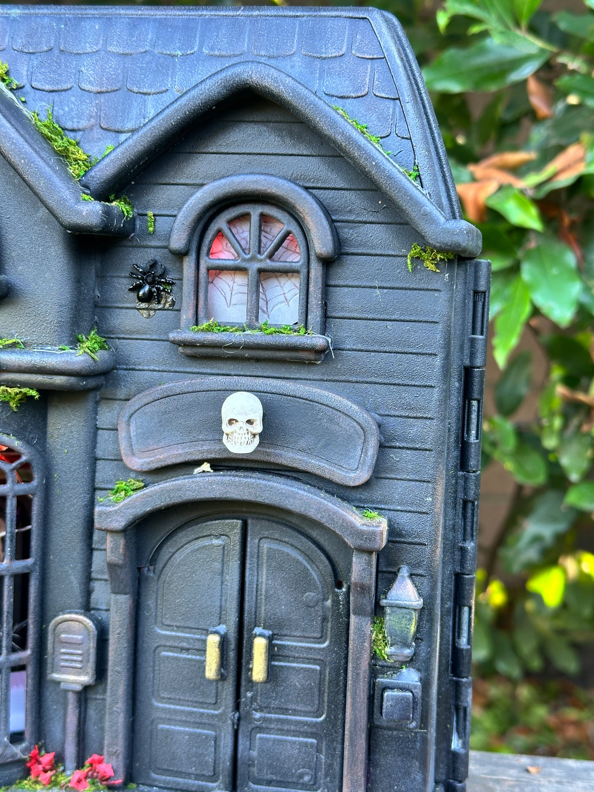 Handcrafted Haunted House Halloween Miniature