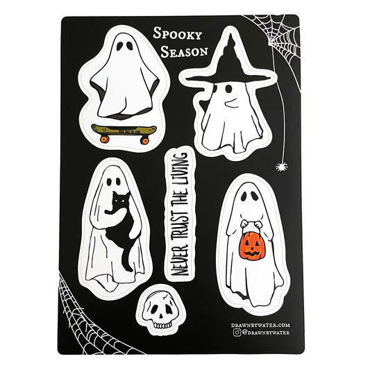 Spooky Season Ghost Sticker Sheet