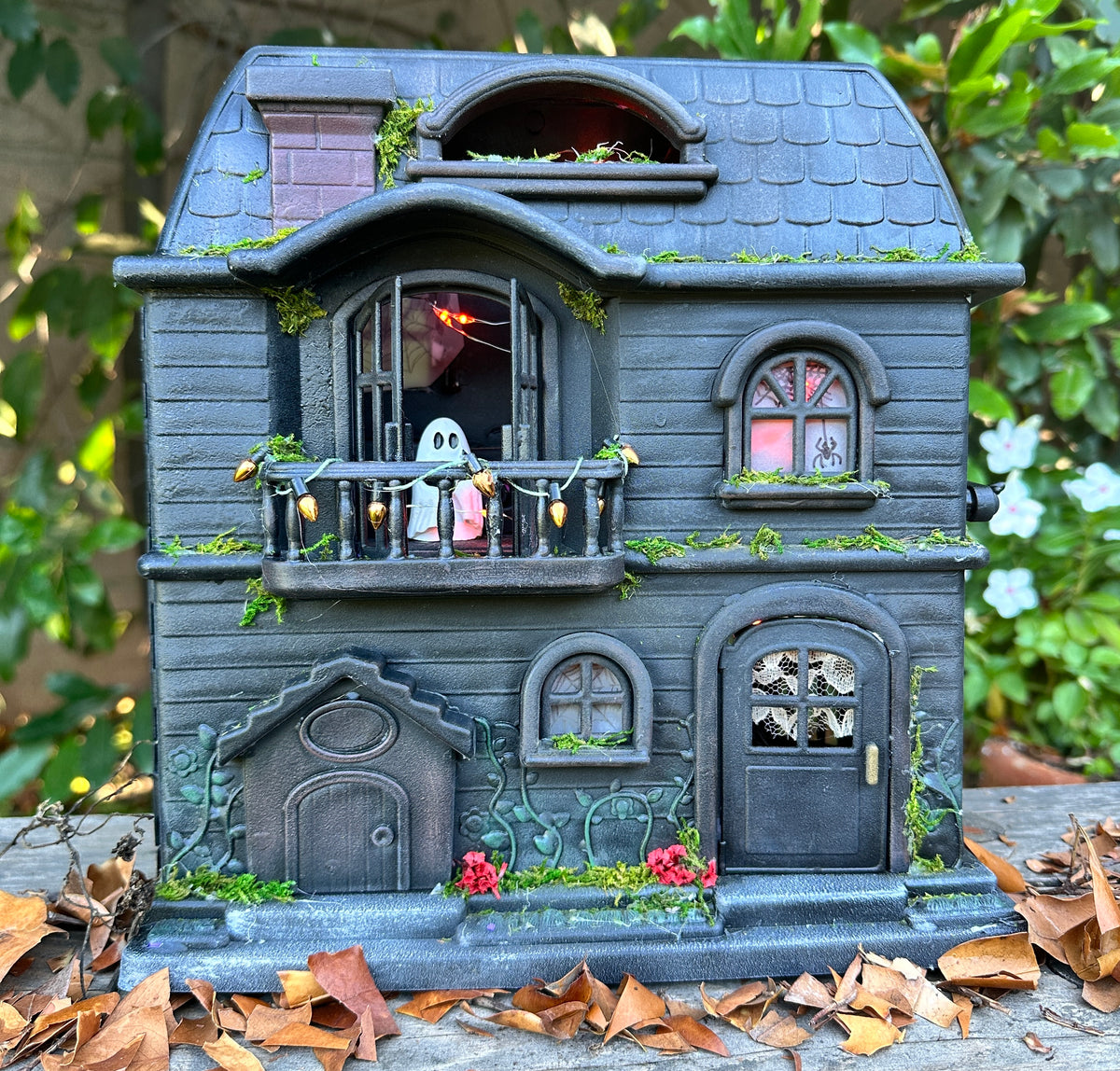 Handcrafted Haunted House Halloween Miniature