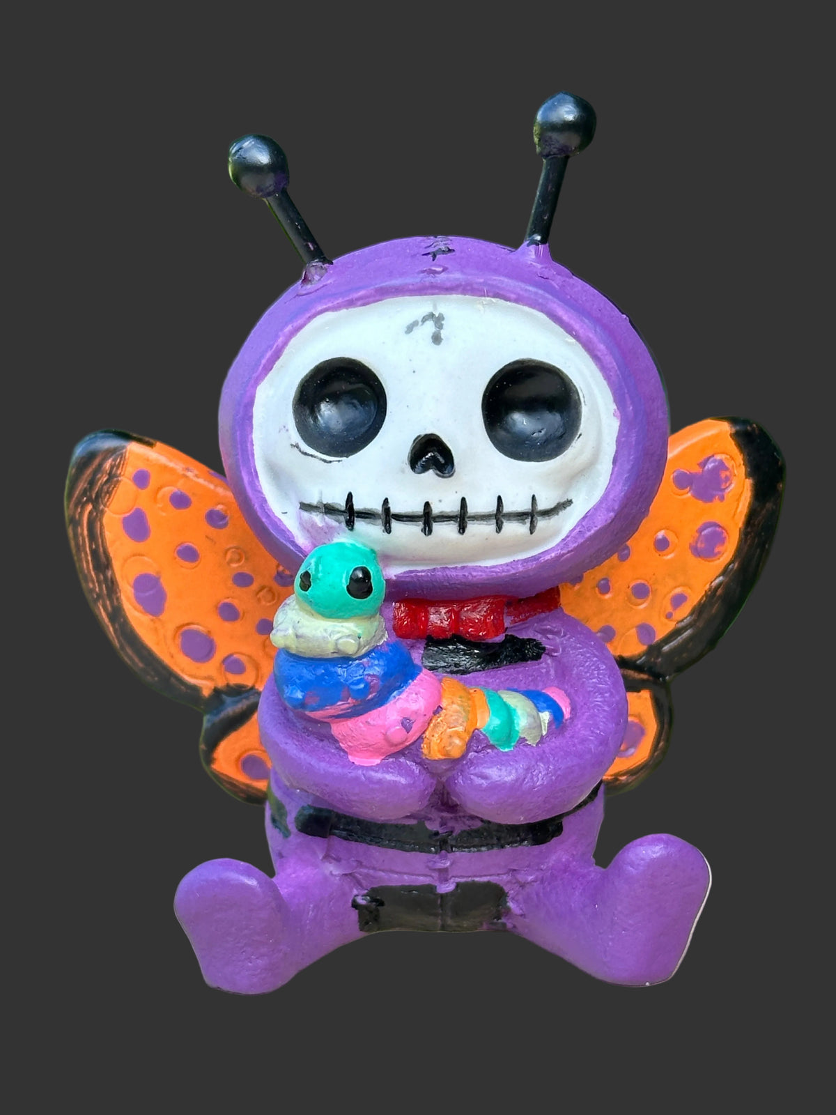 Furrybones Flutters, Creepy Cute Butterfly Skeleton Figurine