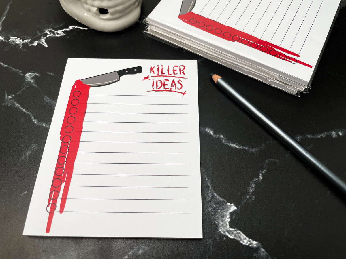 Killer Ideas Horror Notepad – Halloween Ideas & To-Do List