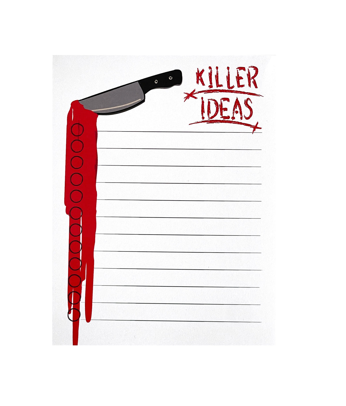 Killer Ideas Horror Notepad – Halloween Ideas & To-Do List