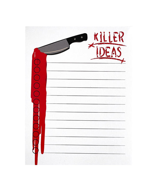 Killer Ideas Horror Notepad – Halloween Ideas & To-Do List