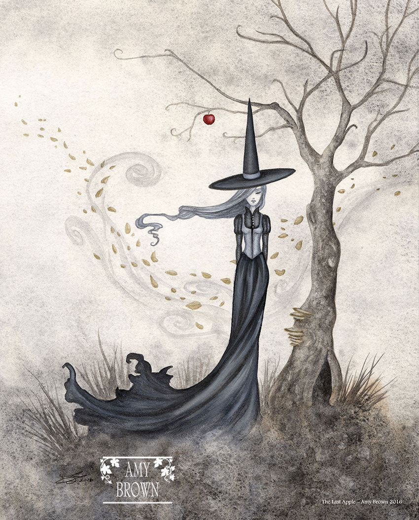 Amy Brown, The Last Apple Witch Mini Print, 5x7