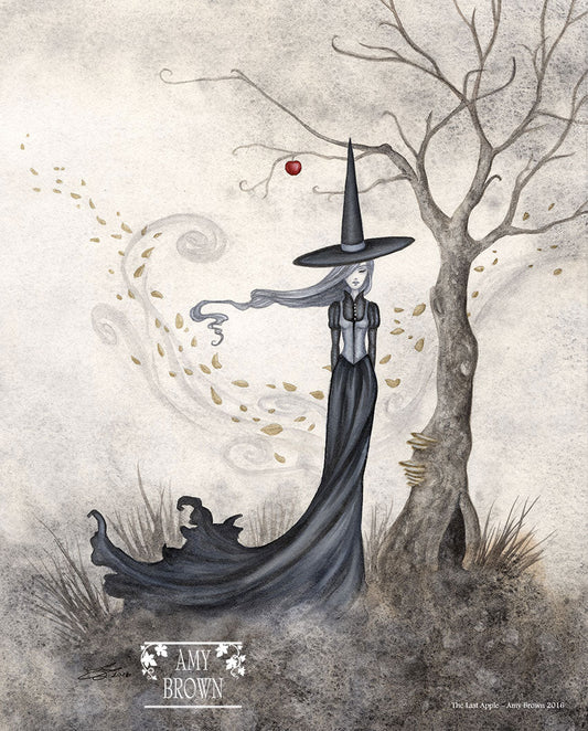 Amy Brown, The Last Apple Witch Mini Print, 5x7