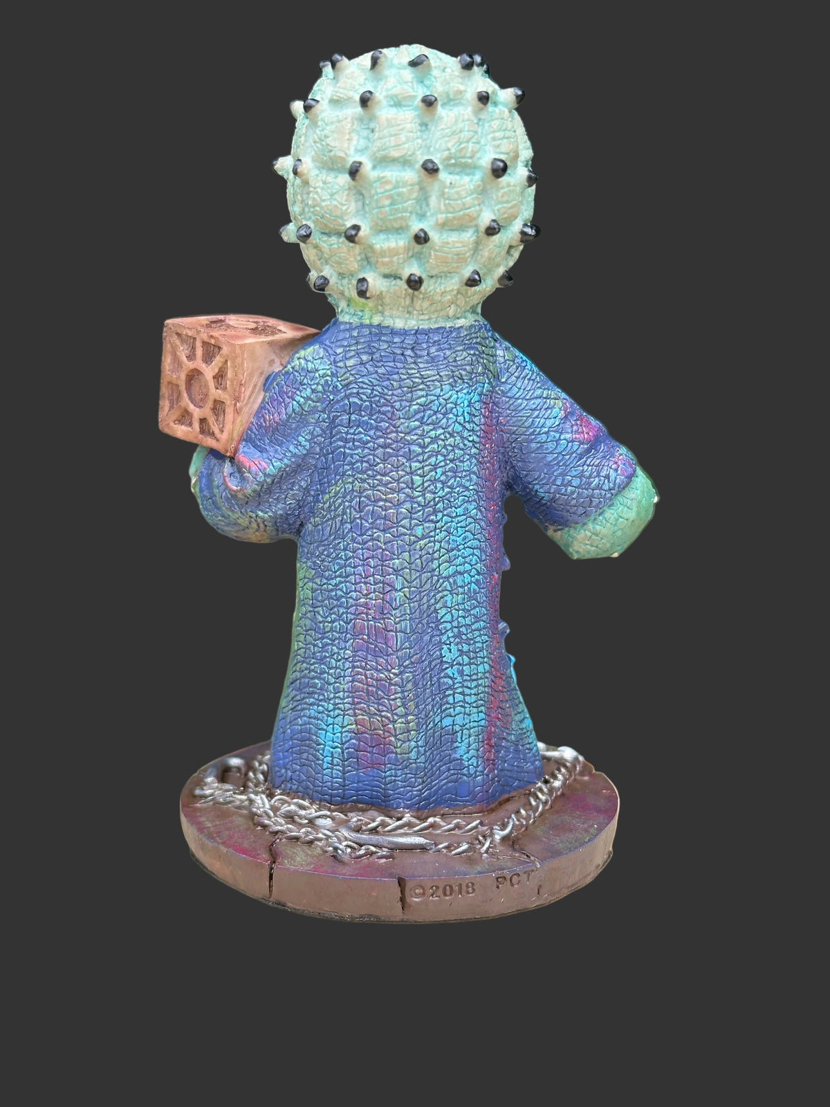 Pinhead Monster Pin Figurine, Creepy Cute Horror Collectible Inspired by Hellraiser