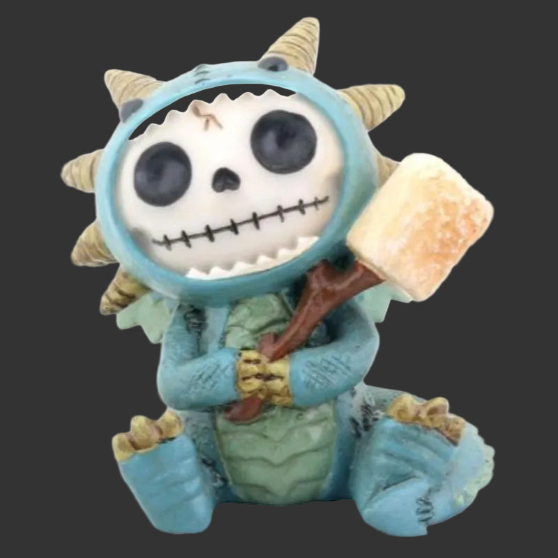 Furrybones Scorchie, Creepy Cute Dragon Skeleton Figurine