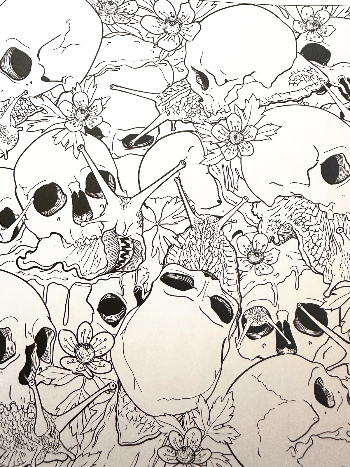 Mythogoria Vengeful Forest Coloring Book, Dark Fantasy Gothic Gift for Horror Art Lovers