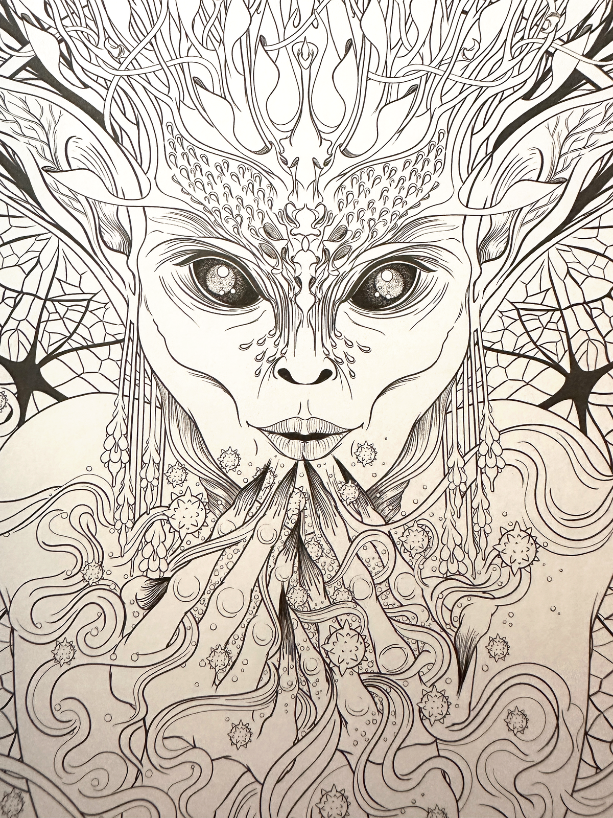 Mythogoria Fairy Nightmares Coloring Book, Dark Fae Horror Gift